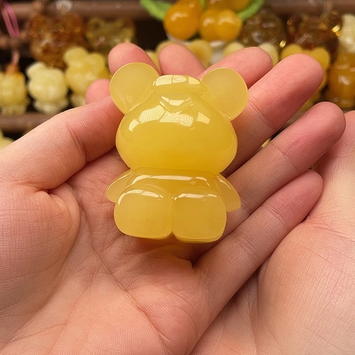 小***妈琥珀未镶嵌珠宝奇石
