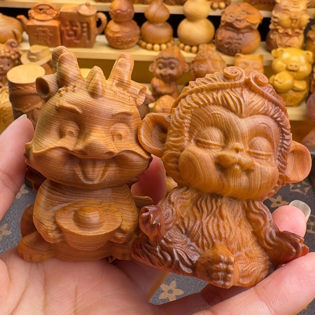 平***贵柏木（崖柏）崖柏龙和猴子，一物一拍