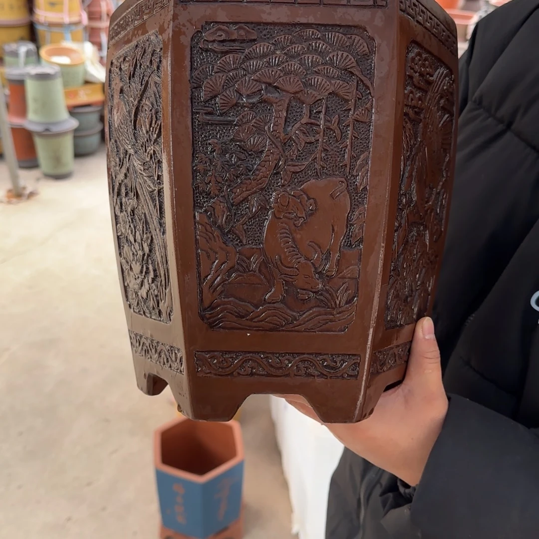 花盆紫砂口径20.25口径