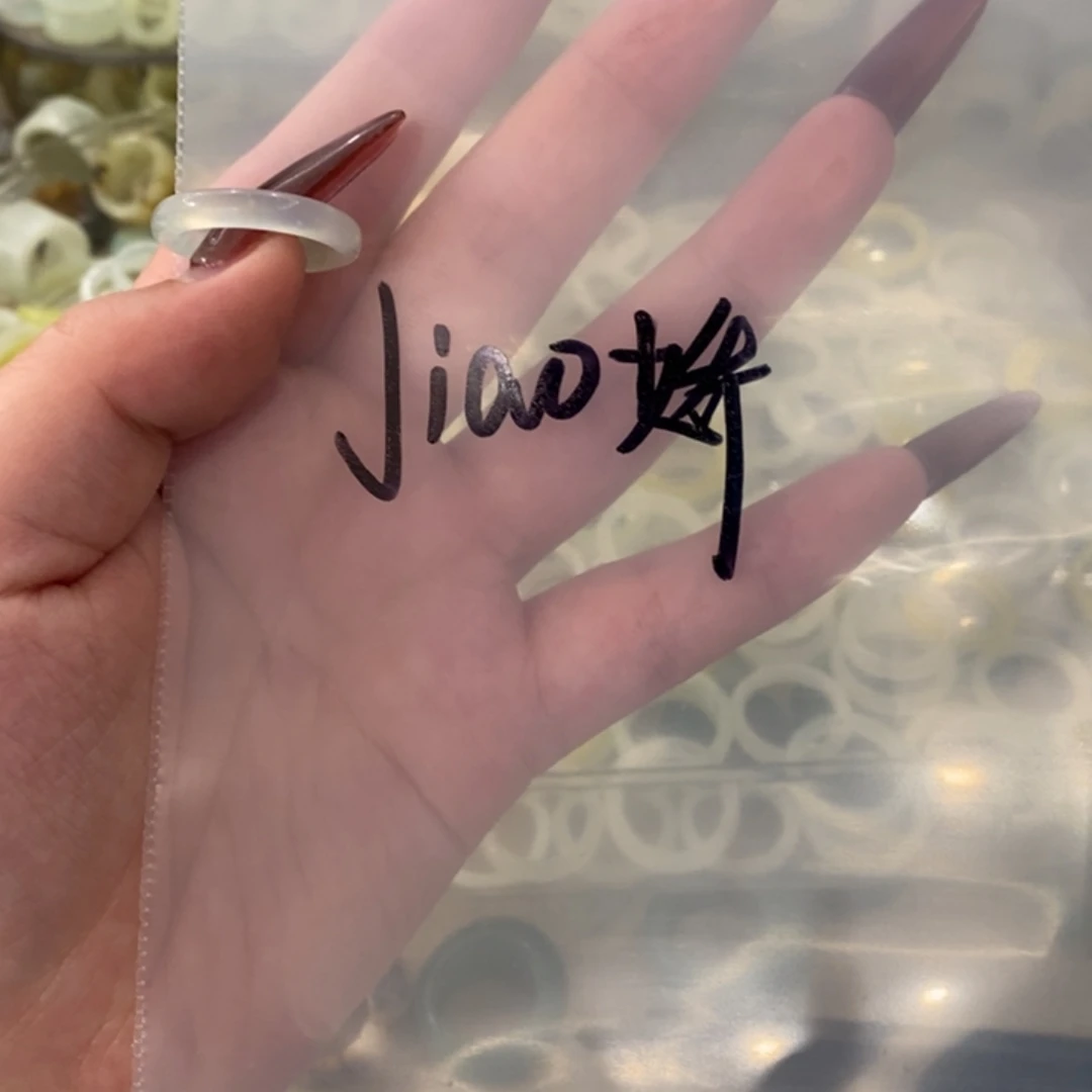 J****蛇纹石玉未镶嵌戒圈