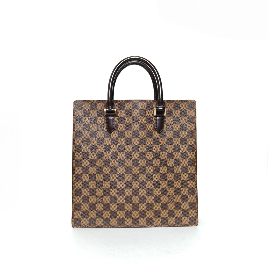 95新 LouisVuitton/路易威登 【花花】中古 琴谱包 棕色棋盘格