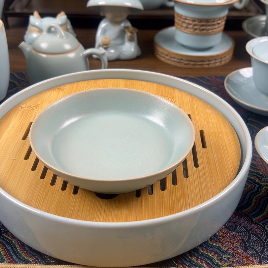 瓷盘原矿釉小圆洗微瑕