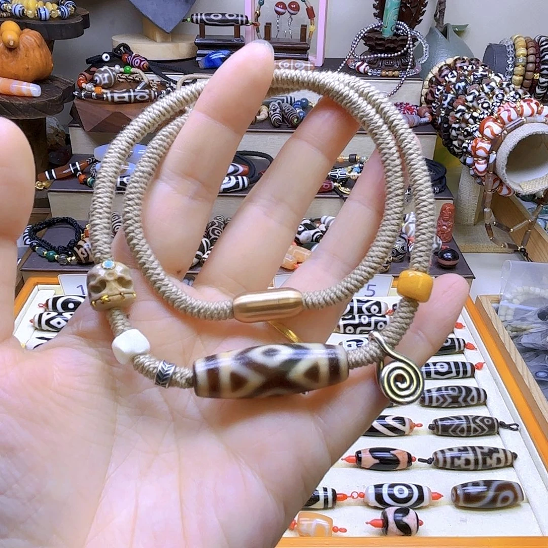 玛瑙/玉髓合金颈饰