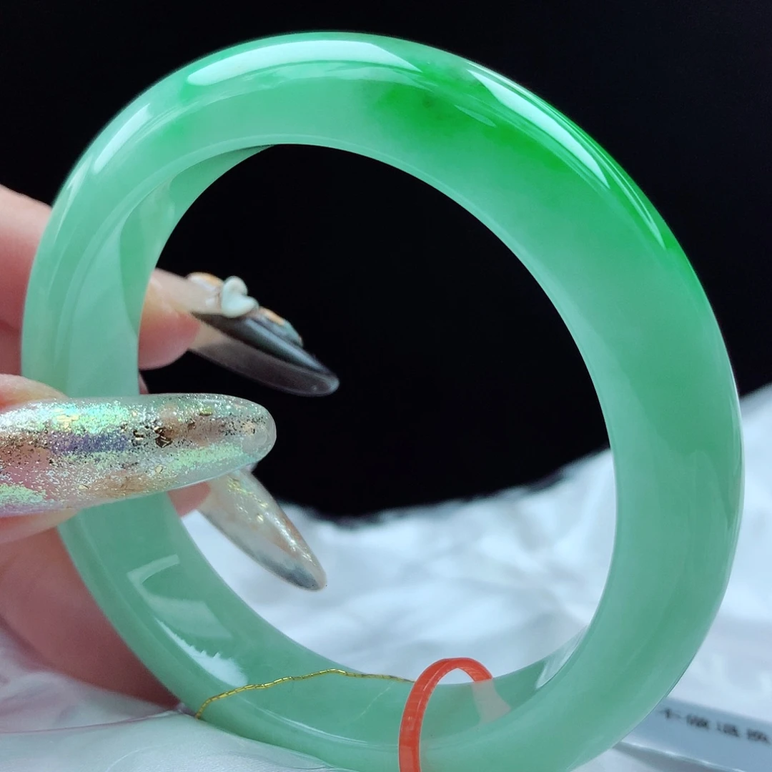 未镶嵌手镯翡翠52圈4903