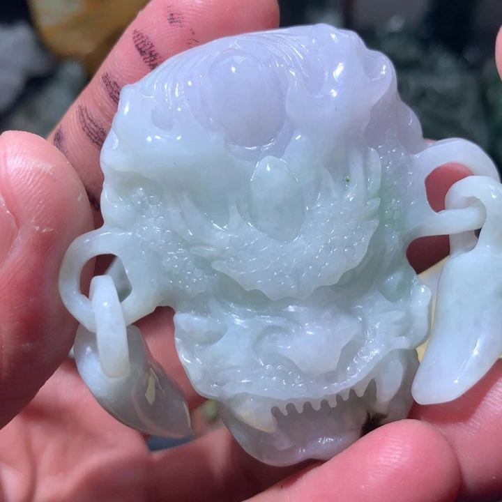 翡翠未镶嵌颈饰保真天然a货翡翠