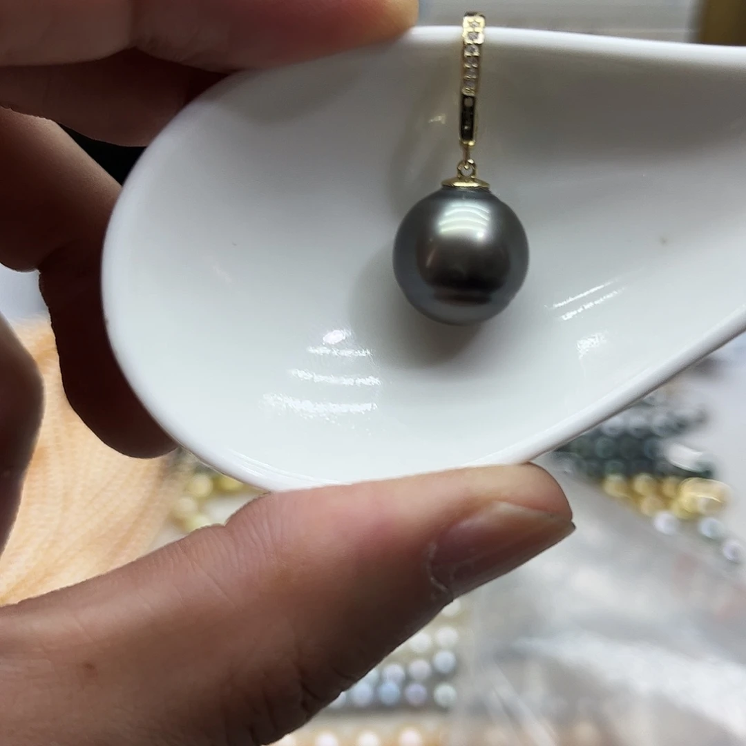 海水珍珠颈饰银S925镶嵌