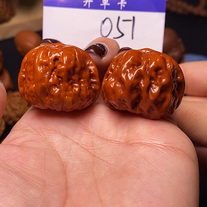 吊坠桃核文玩核桃蛤蟆头36做旧n