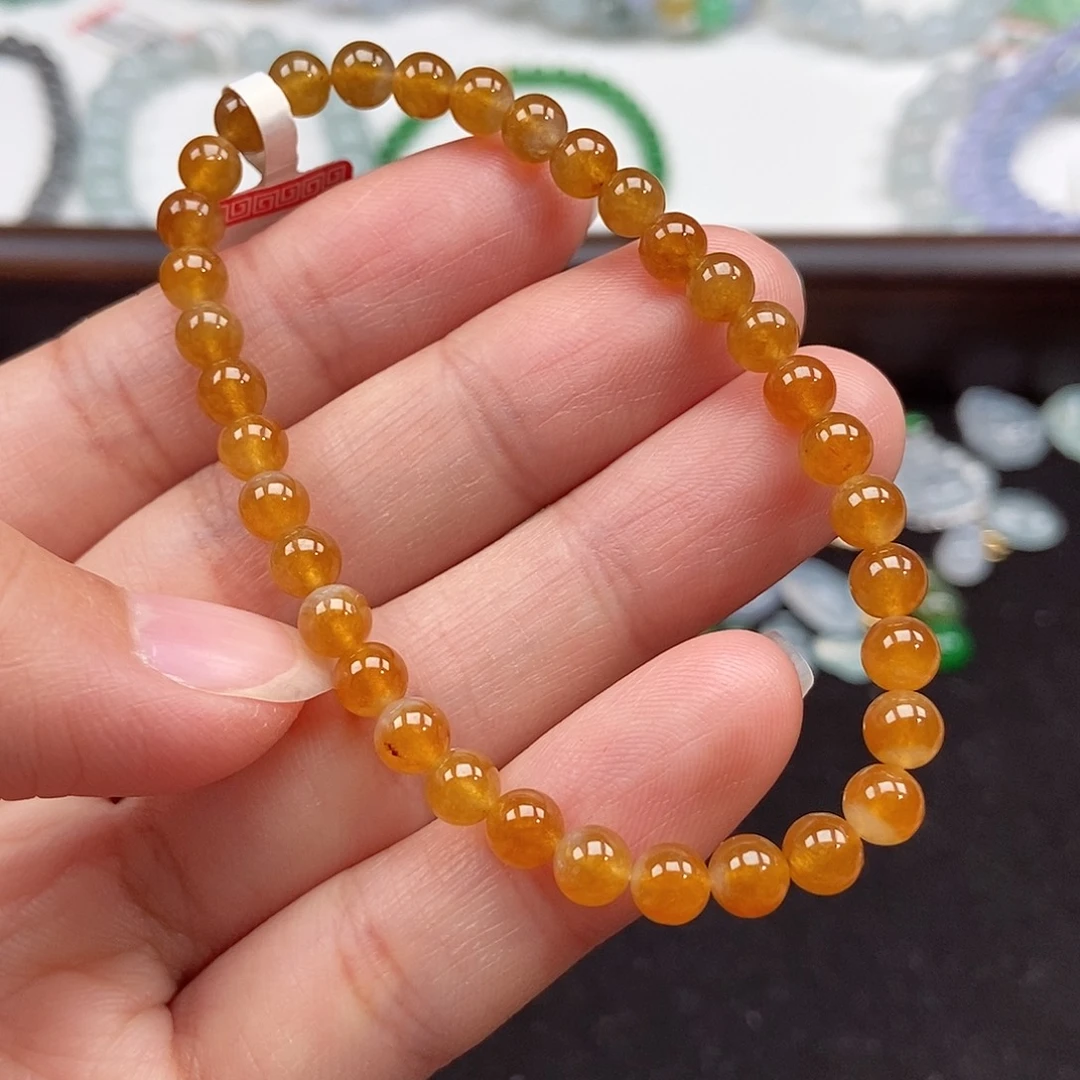 翡翠未镶嵌手串卡5