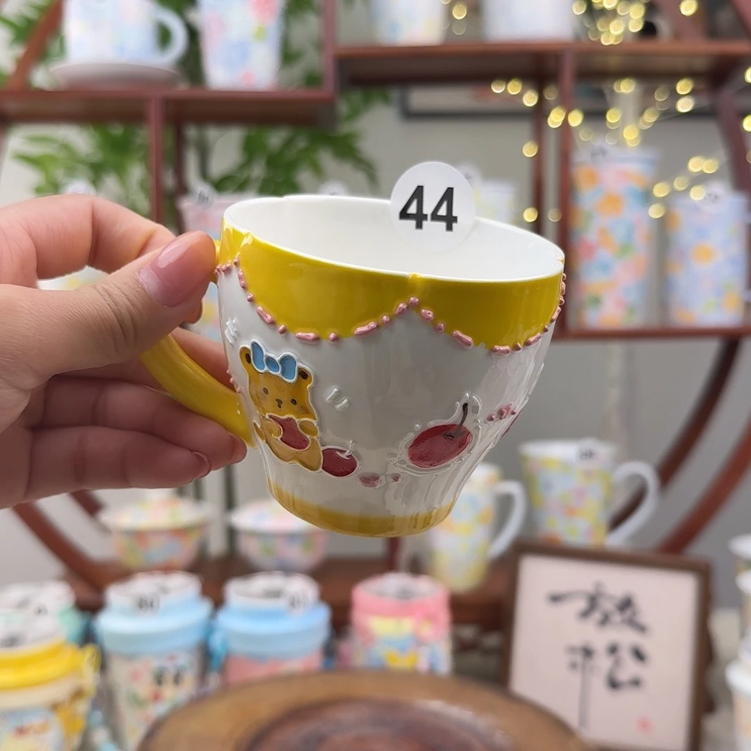 陶摆件44景德镇手绘高温釉下彩