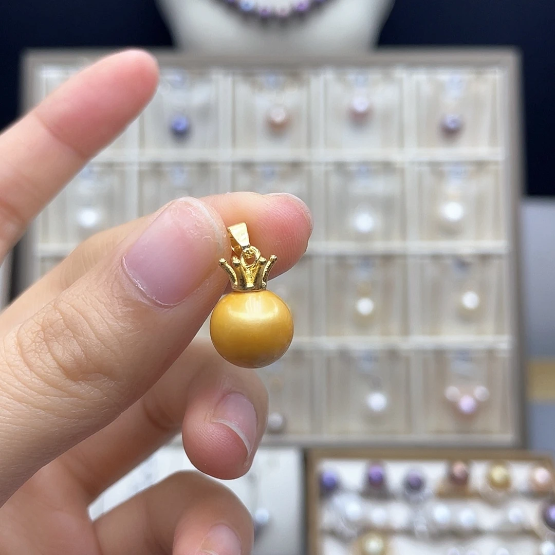 颈饰合金淡水珍珠