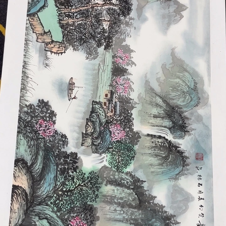 老***2国画三尺横幅作品