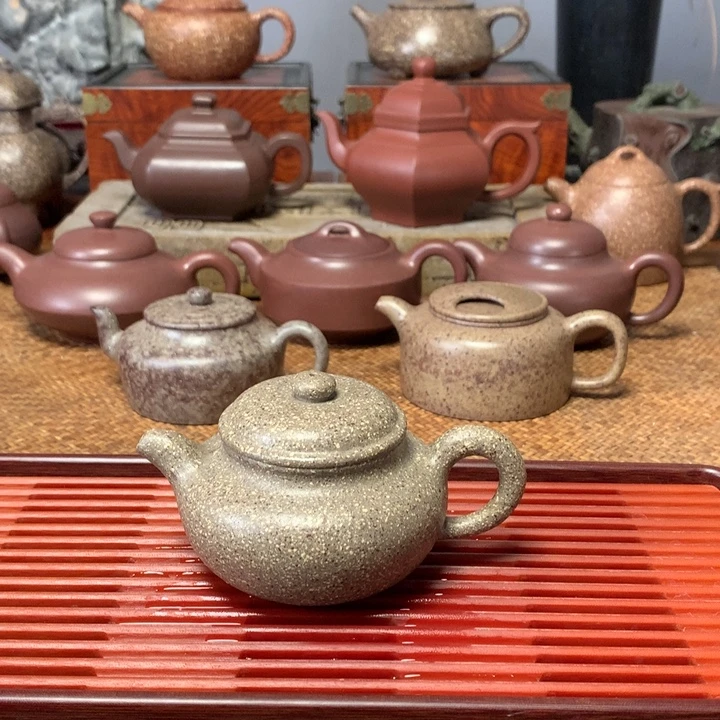茶壶紫砂豆青仿古200 c