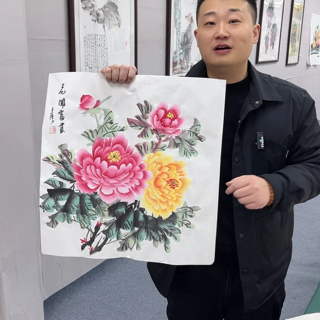 国画宣纸国画作品纯手绘