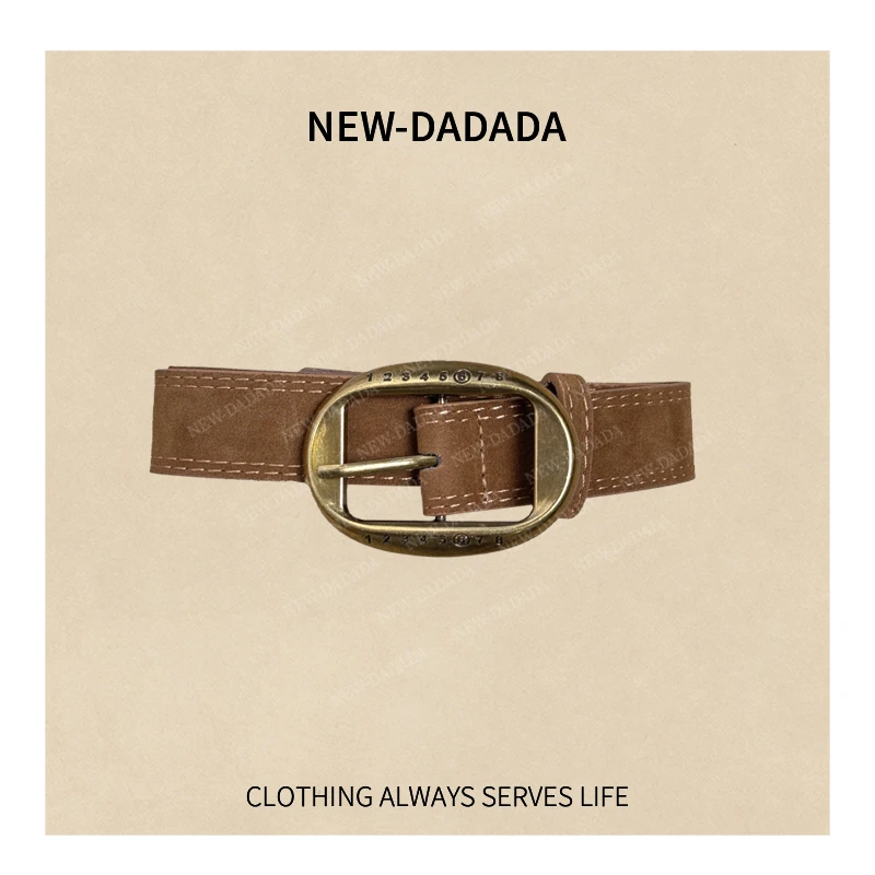 利达 NEW DADADA【利达同款】时尚百搭精致复古腰带CVM742