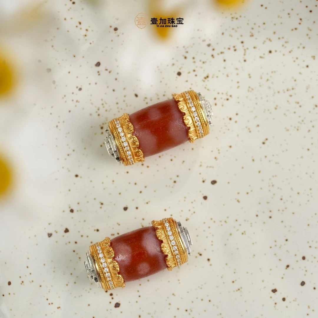 壹加林妹妹 | 红肉坛城三眼吊坠多样性发其一