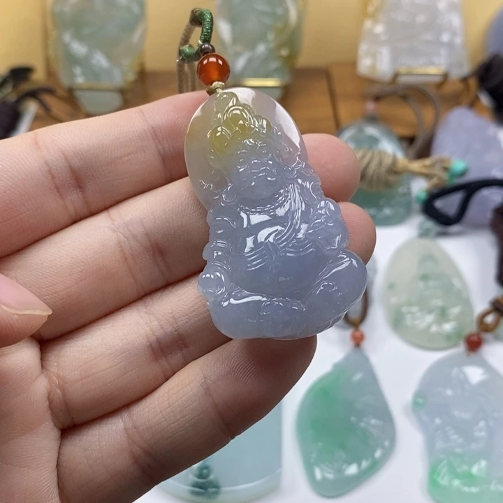 翡翠未镶嵌挂件缅甸翡翠