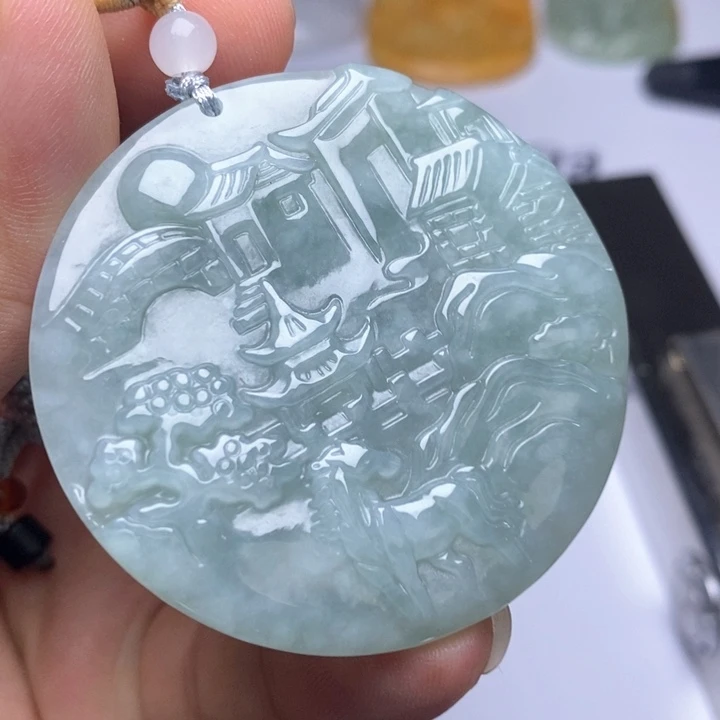 颈饰未镶嵌翡翠翡翠