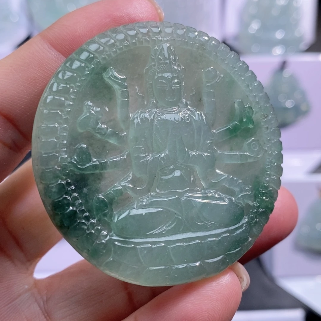 翡翠未镶嵌颈饰属鼠