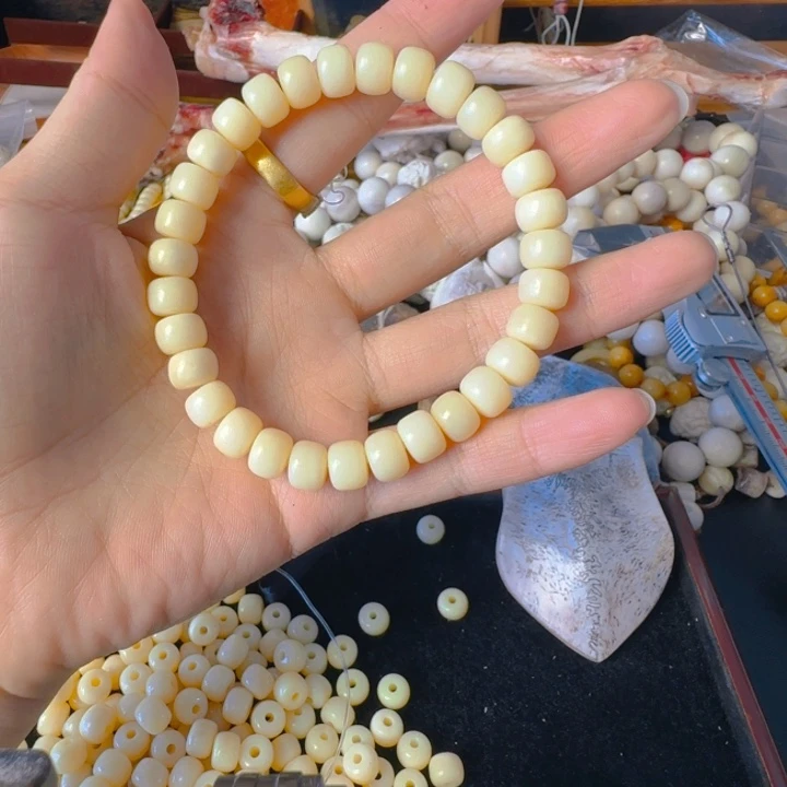 养殖鹿腿骨手串9.7尺寸单圈