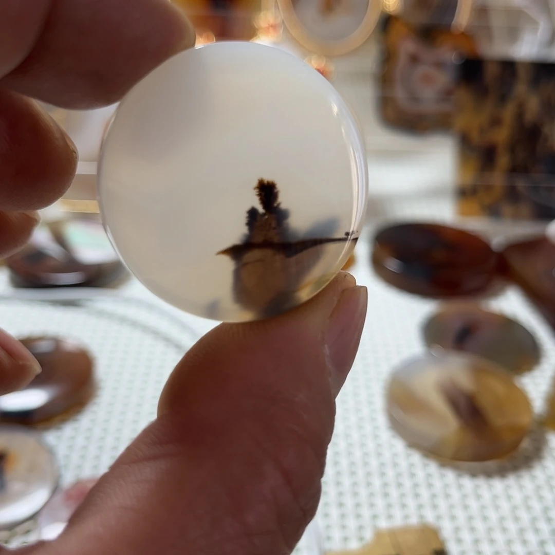 玛瑙/玉髓未镶嵌吊坠(不含链)