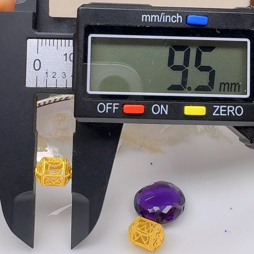 银S925镶嵌紫晶颈饰紫水晶925镶嵌93