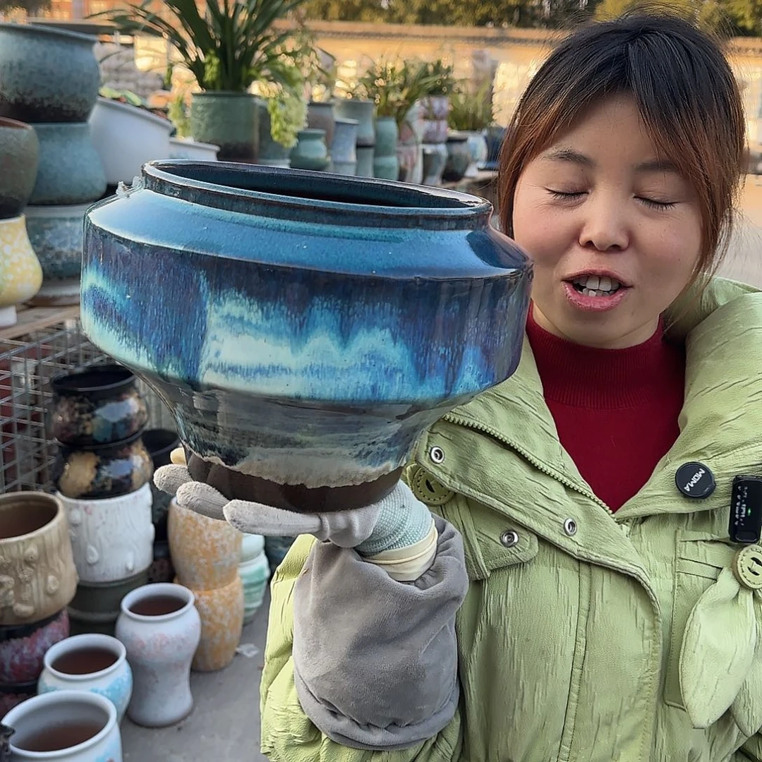 王嫂花盆1227-155高21口21