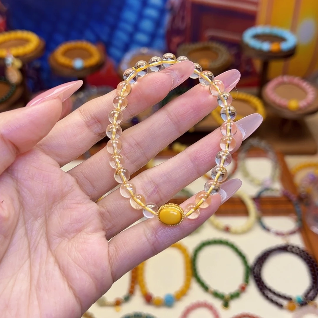 手链水晶银S925镶嵌