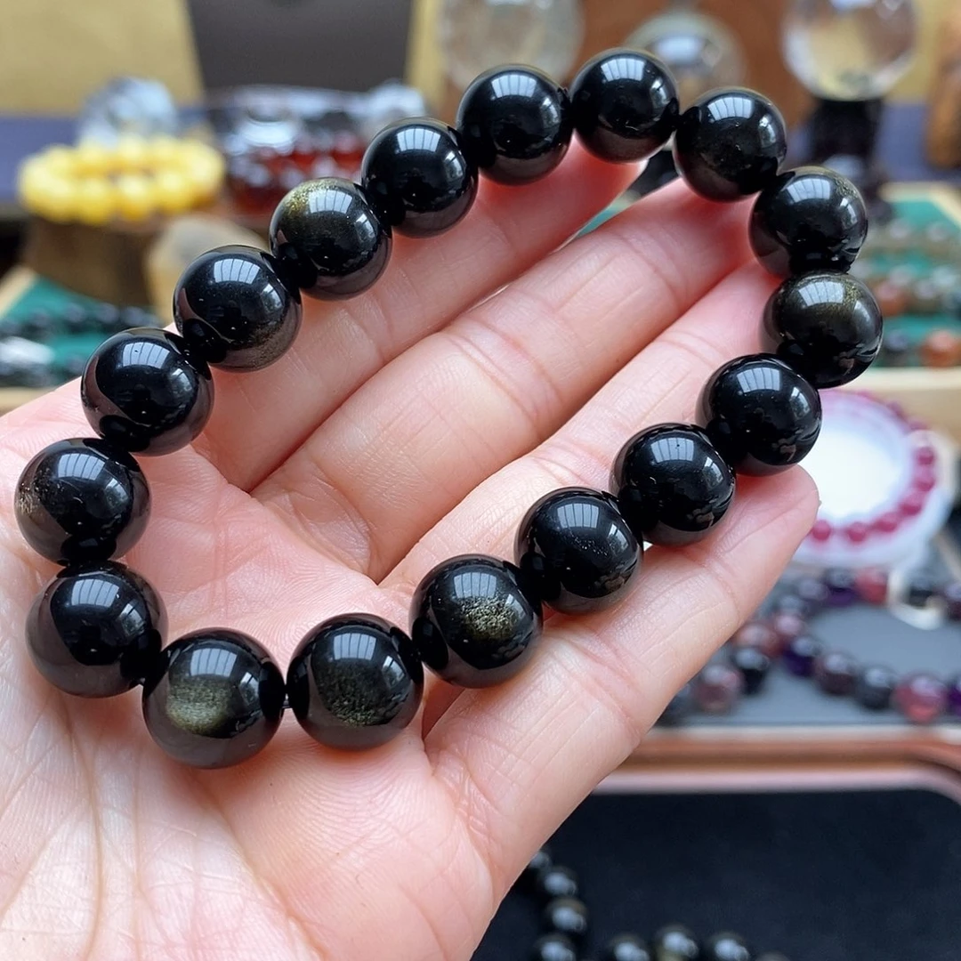 未镶嵌黑曜岩手链