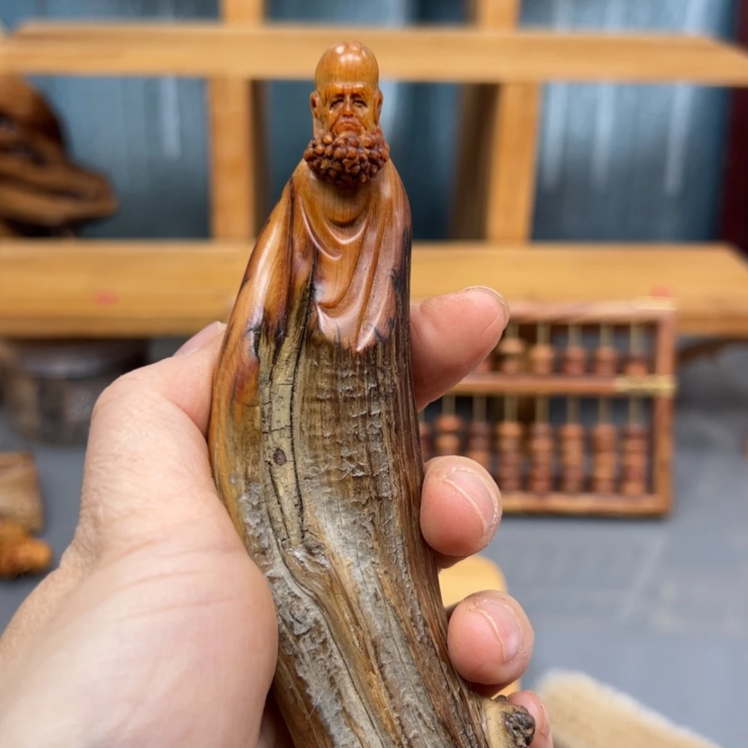 柏木崖柏木摆件手把件35