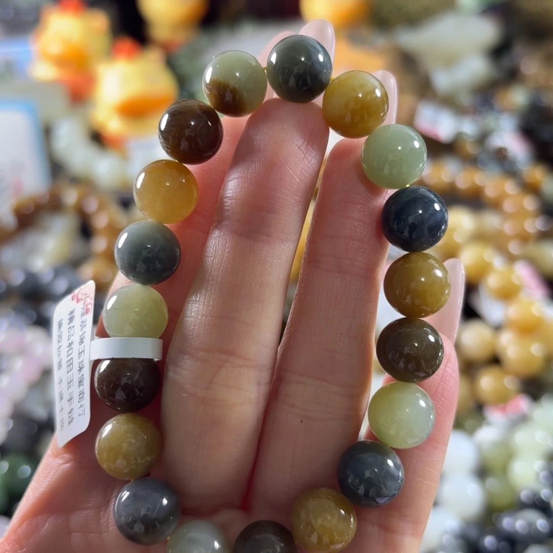 和田玉未镶嵌手串237