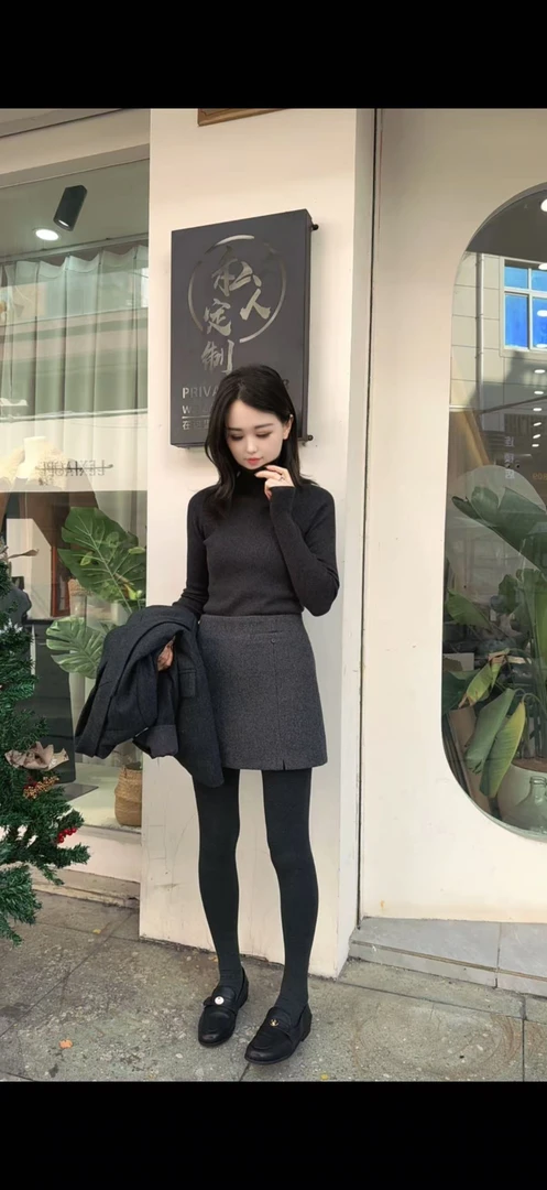 新款A版显瘦半身裙363