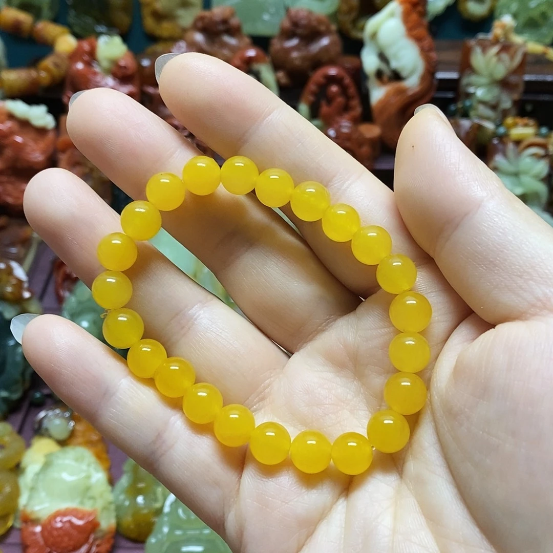 蛇纹石玉未镶嵌手链