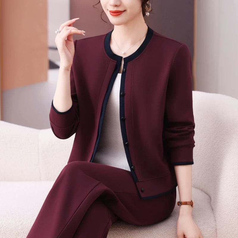 JOZDICE/纪治迪哲运动套装秋季长袖高级轻奢百搭舒适运动服套装女