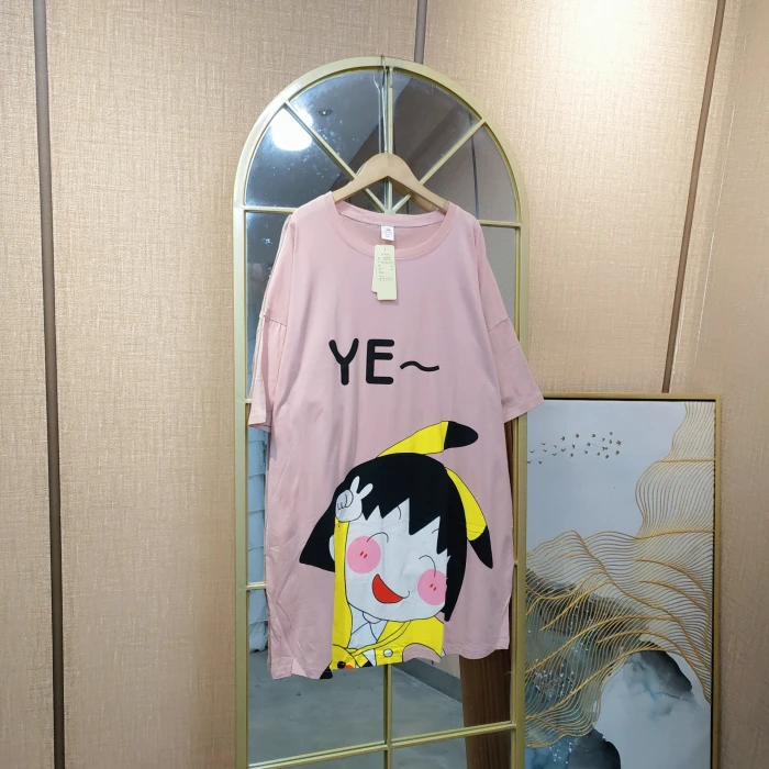 EV140孕妇粉色睡裙M90-130L140XL150