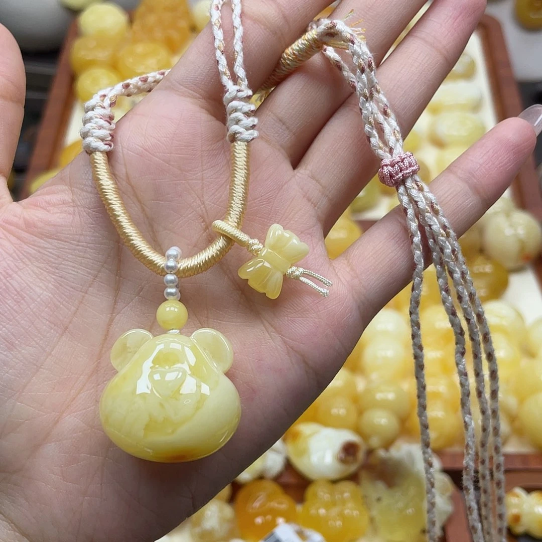 未镶嵌蜜蜡裸石蜜蜡