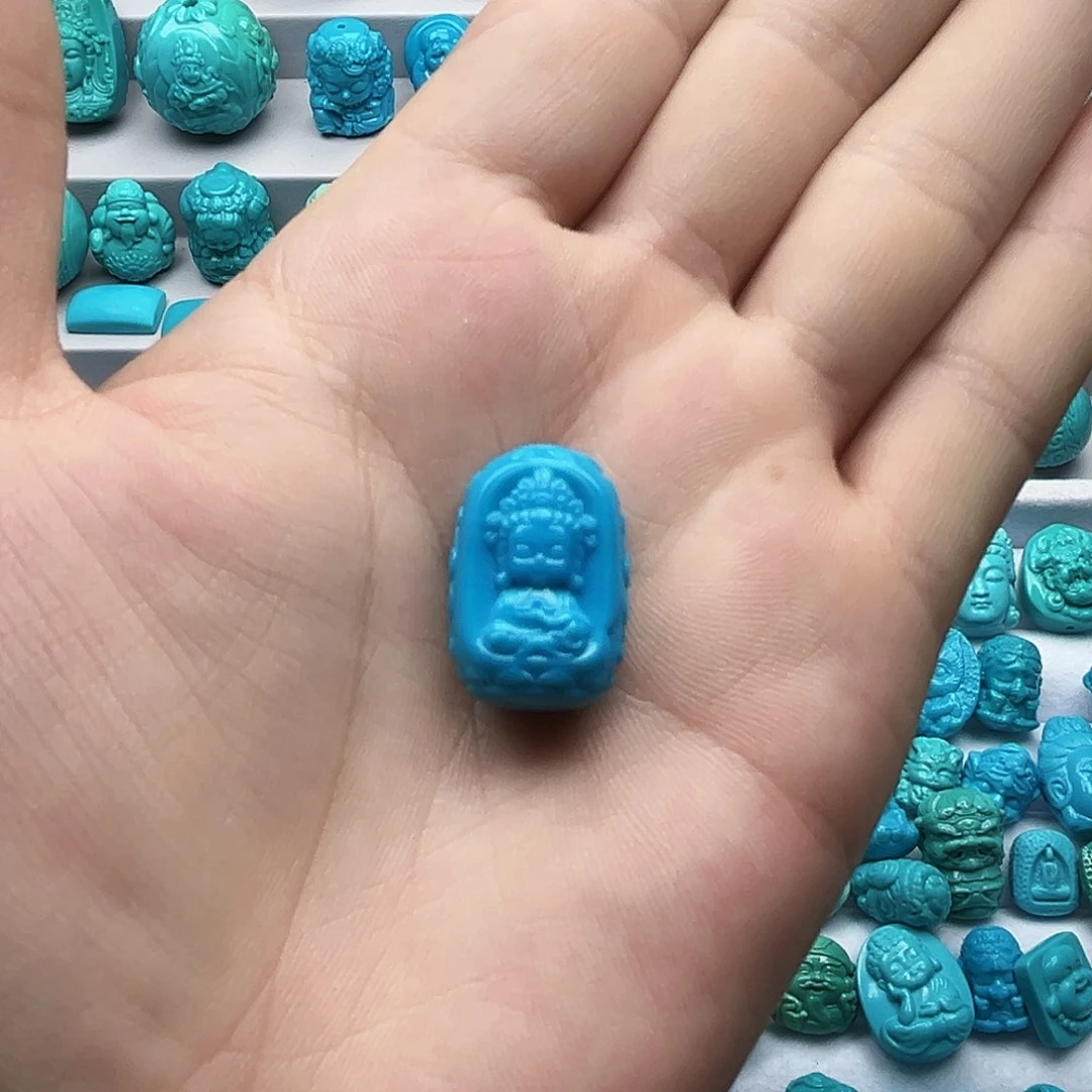 未镶嵌绿松石珠宝奇石