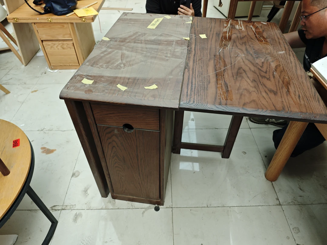 餐桌 橡木 130*80*74 瑕疵无售后 一号8944