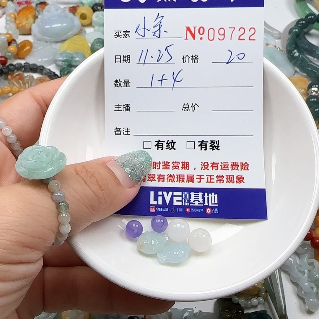 小****翡翠未镶嵌颈饰555