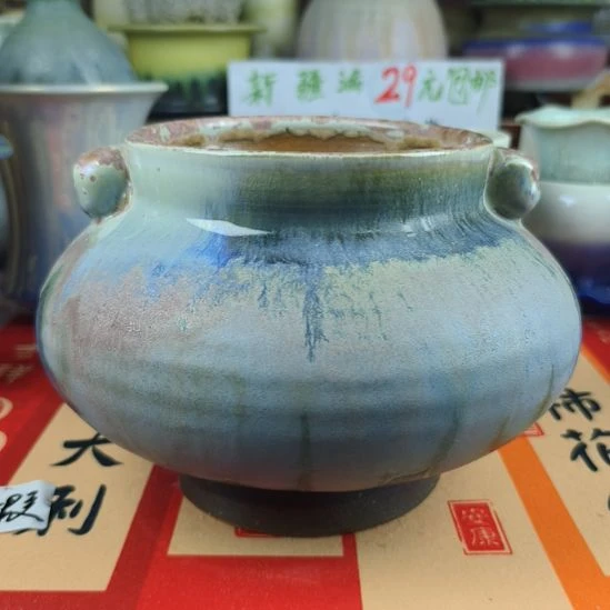 景德镇手工高温陶瓷：内口11.5高14