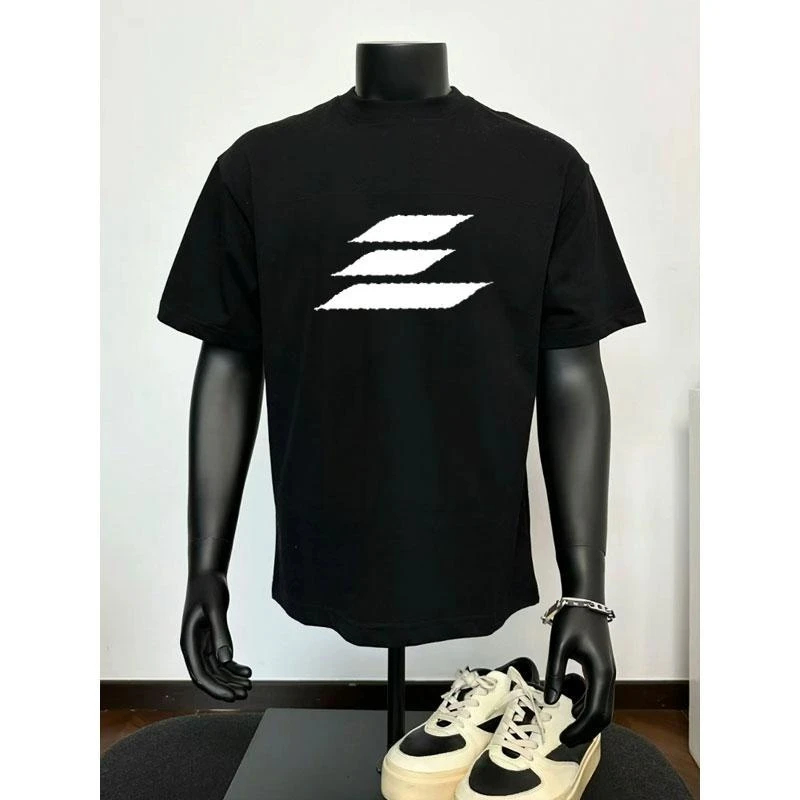 小众设计230克高克重纯棉短袖T恤夏季胖人显瘦百搭复古大码男装