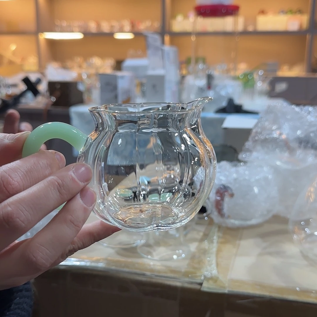 825高硼硅玻璃纳福公杯浅玉