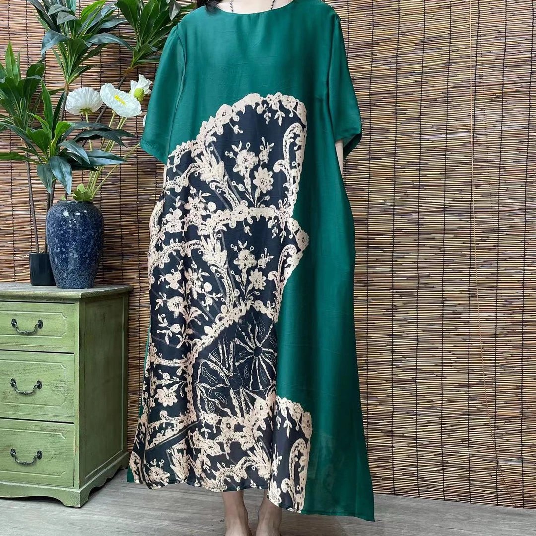 1541新款春夏洋气显瘦减龄遮肉连衣裙碎花裙QZ