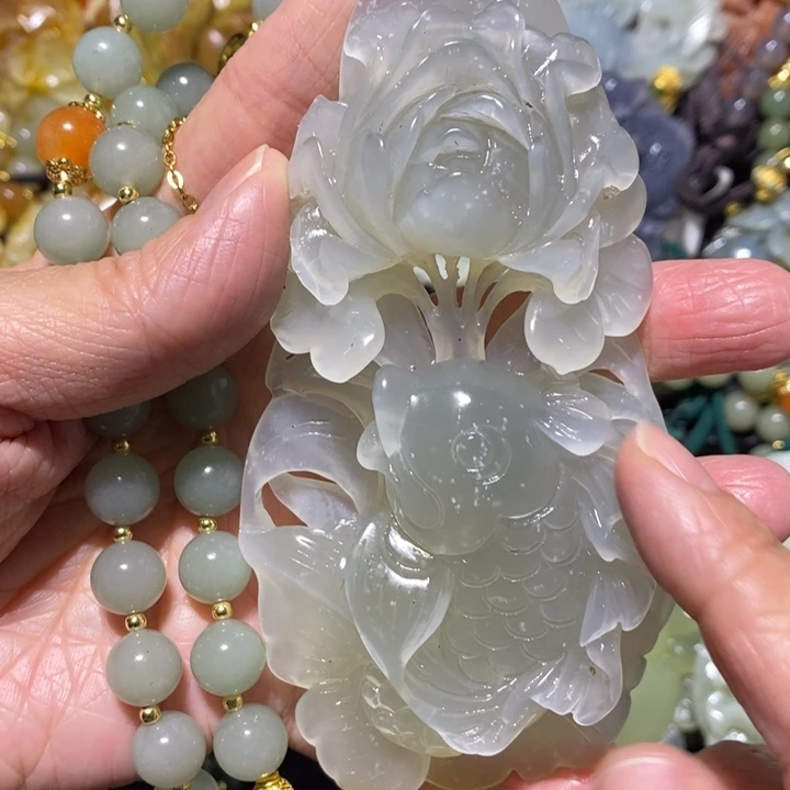 岫玉岫玉吊坠未镶嵌