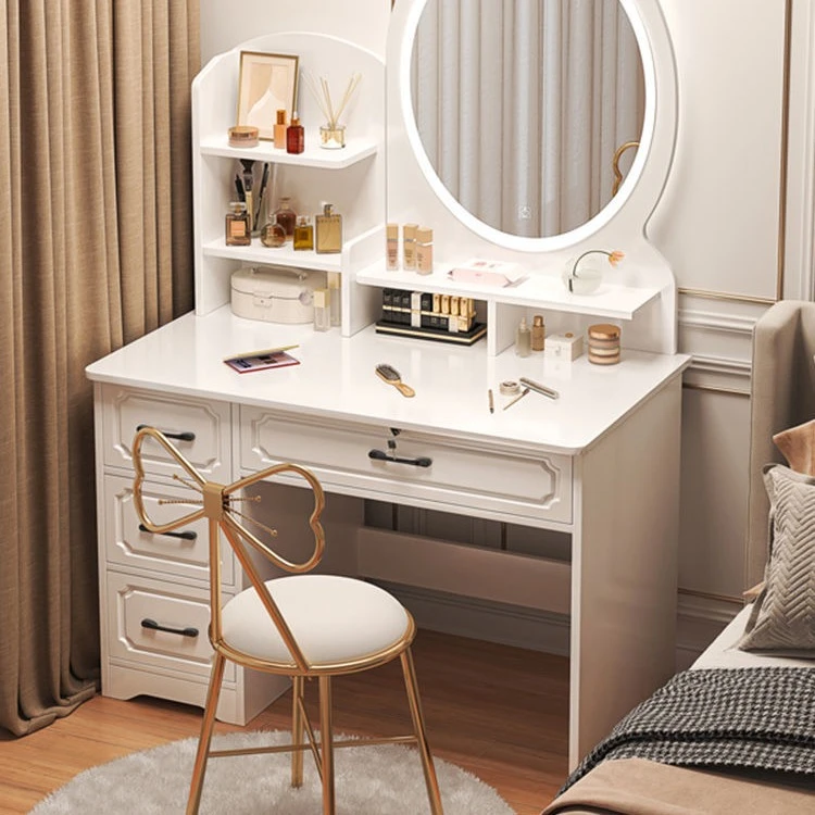 梳妆台卧室收纳柜一体现代简约网红ins风小户型欧式桌子家用
