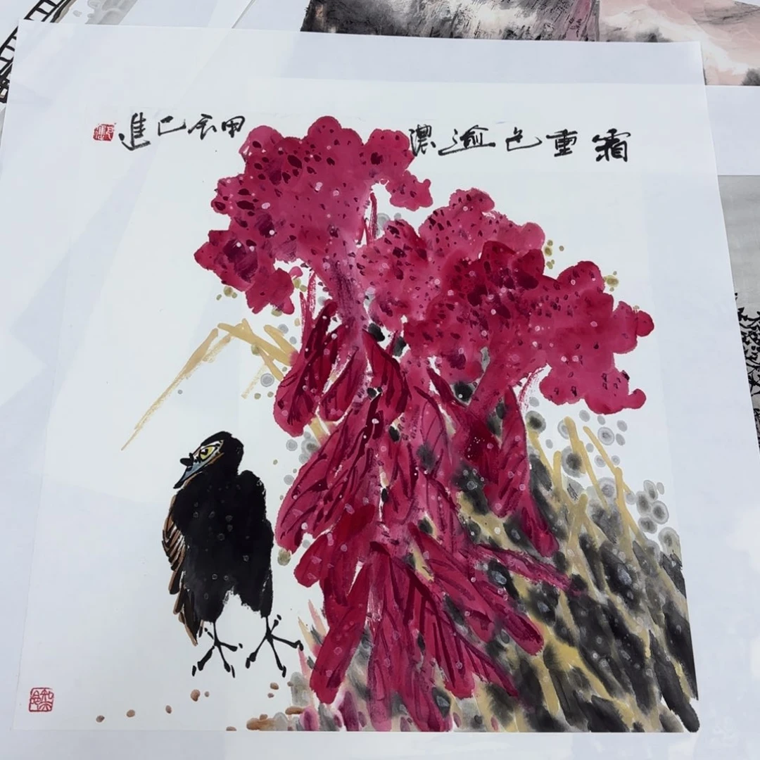 国画天**客打包价巴锦花鸟