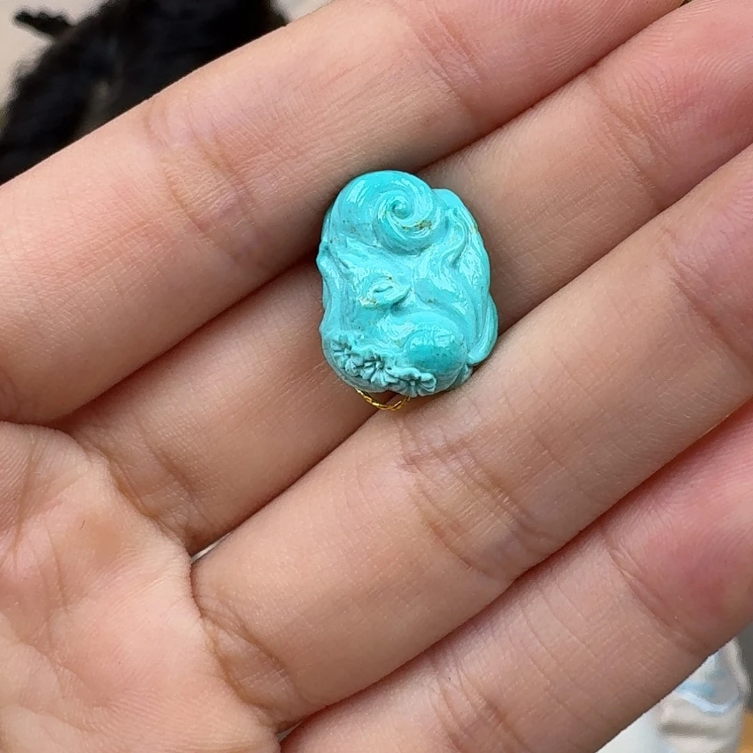 绿松石未镶嵌珠宝奇石