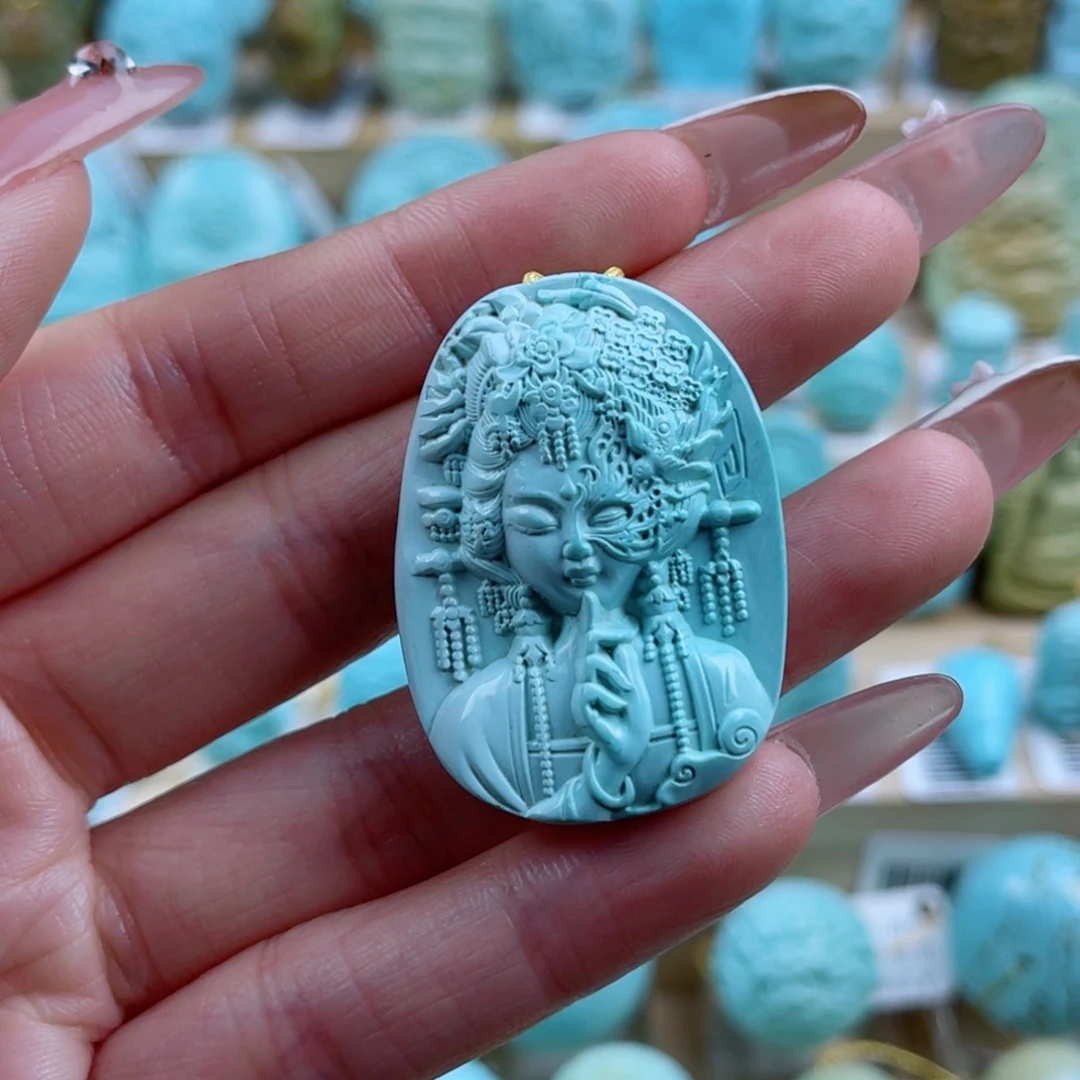 绿松石未镶嵌珠宝奇石