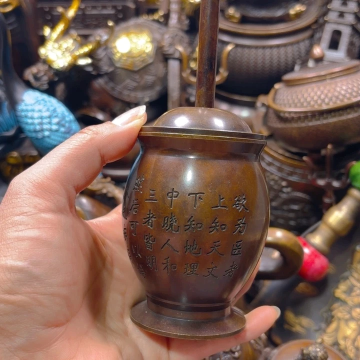 铜器摆件收收藏藏