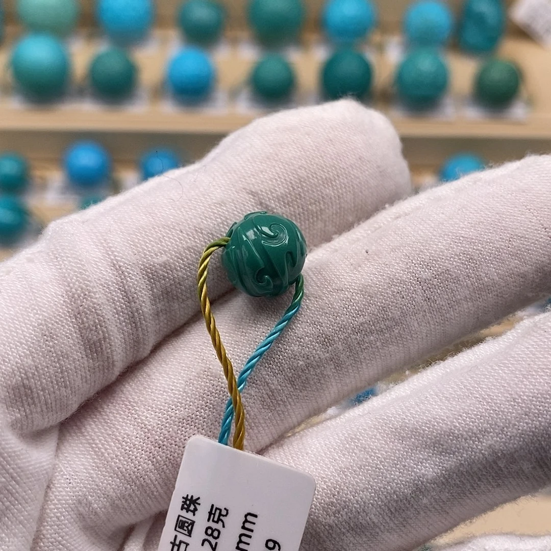 绿松石未镶嵌绿松石高瓷小配饰