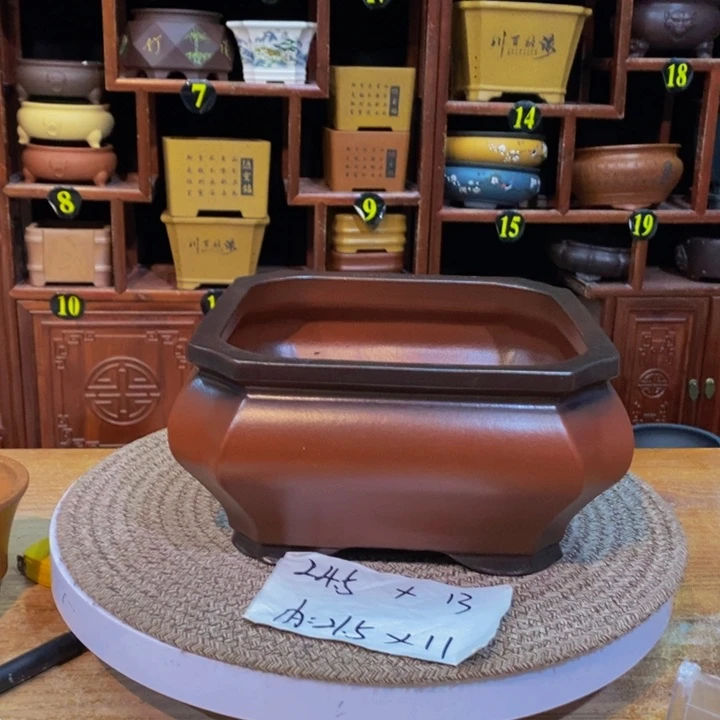 紫砂花盆紫砂紫砂